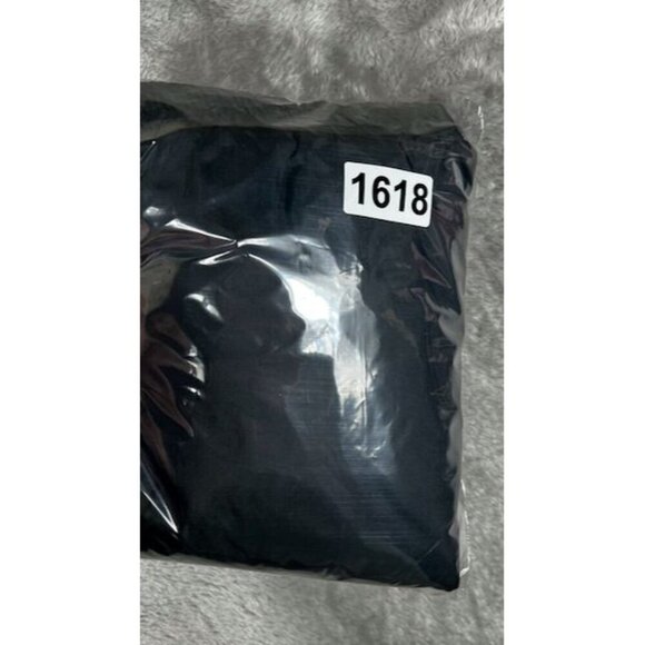 Vintage Nike Black Windbreaker Pants Straight-Leg Nylon Track Pants Embroidered - Picture 12 of 12